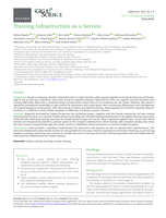 Training Infrastructure as a Service
