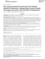 The International Framework for School Health Promotion: Supporting Young People Through and After the COVID-19 Pandemic