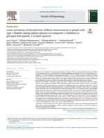 Lower prevalence of elevated liver stiffness measurements in people with type 2 diabetes taking sodium-glucose co-transporter 2 inhibitors or glucagon-like peptide-1 receptor agonists