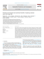Potential environmental and nutritional benefits of replacing ruminant meat with forage fish
