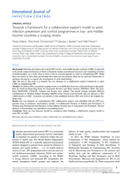 Towards a framework for a collaborative support model to assist infection prevention and control programmes in low- and middle-income countries: a scoping review