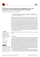 Closing the Loop on Food Waste: Stakeholder Views and Experiences from Southeast Queensland, Australia