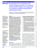 Examining service utilisation and impact among consumers of a national mental health stepped care programme in Australia: a protocol using linked administrative data