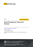 Root Foraging by Trees and Shrubs