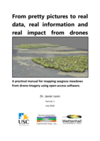 From pretty pictures to real data, real information and real impact from drones: A practical manual for mapping seagrass meadows from drone-imagery using open-access software