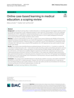 Online case-based learning in medical education: a scoping review