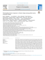 Disentangling diverse responses to climate change among global marine ecosystem models