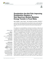 Zooplankton Are Not Fish: Improving Zooplankton Realism in Size-Spectrum Models Mediates Energy Transfer in Food Webs