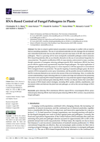 RNA-Based Control of Fungal Pathogens in Plants