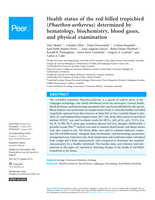 Health status of the red-billed tropicbird (Phaethon aethereus) determined by hematology, biochemistry, blood gases, and physical examination
