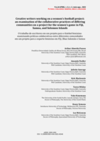 Creative writers working on a women’s football project: an examination of the collaborative practices of differing communities on a project for the women’s game in Fiji, Samoa, and Solomon Islands