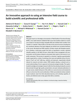 An innovative approach to using an intensive field course to build scientific and professional skills
