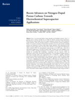 Recent Advances on Nitrogen-doped Porous Carbons Towards Electrochemical Supercapacitor Applications