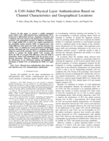 A UAV-Aided Physical Layer Authentication Based on Channel Characteristics and Geographical Locations