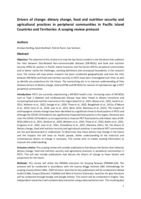 Drivers of change: dietary change, food and nutrition security and agricultural practices in peripheral communities in Pacific Island Countries and Territories: A scoping review protocol