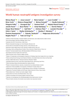 World human neutrophil antigens investigation survey