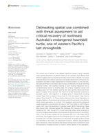 Delineating spatial use combined with threat assessment to aid critical recovery of northeast Australia’s endangered hawksbill turtle, one of western Pacific's last strongholds