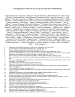 Linking Symptom Inventories using Semantic Textual Similarity