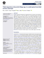 Tidal migrations of juvenile Sillago spp. in a subtropical intertidal nursery seascape