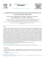 A complete Physics-Informed Neural Network-based framework for structural topology optimization