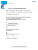 Che’s critique of the Organization of American States: from Punta del Este (1961) to Bolivia (2019)