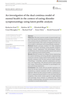 An investigation of the dual continua model of mental health in the context of eating disorder symptomatology using latent profile analysis