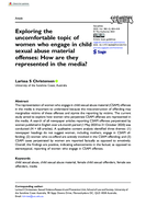 Exploring the uncomfortable topic of women who engage in child sexual abuse material offenses: How are they represented in the media