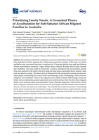 Prioritising Family Needs: A Grounded Theory of Acculturation for Sub-Saharan African Migrant Families in Australia