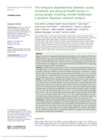 The temporal dependencies between social, emotional and physical health factors in young people receiving mental healthcare: a dynamic Bayesian network analysis