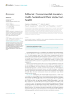Editorial: Environmental stressors, multi-hazards and their impact on health