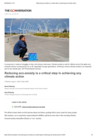 Reducing eco-anxiety is a critical step in achieving any climate action