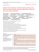 Insights into the diversity of blood donation practice across Asia: How blood collection agencies adapt donor criteria and processes to their population