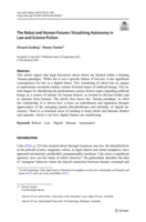 The Robot and Human Futures: Visualising Autonomy in Law and Science Fiction
