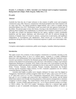 Australia’s New National Anti-Corruption Commission: Background and Critique