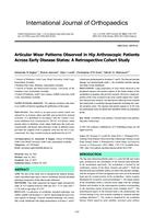 Articular Wear Patterns Observed in Hip Arthroscopic Patients Across Early Disease States: A Retrospective Cohort Study