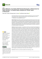 How Effective Are Push–Pull Semiochemicals as Deterrents for Bark Beetles? A Global Meta-Analysis of Thirty Years of Research