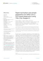 Rapid inactivation and sample preparation for SARS-CoV-2 PCR-based diagnostics using TNA-Cifer Reagent E