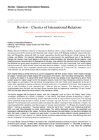 Book Review: Classics of International Relations