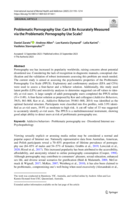 Problematic Pornography Use: Can It Be Accurately Measured via the Problematic Pornography Use Scale?