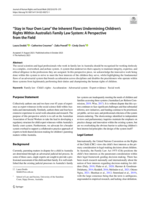 “Stay in Your Own Lane” the Inherent Flaws Undermining Children’s Rights Within Australia’s Family Law System: A Perspective from the Field