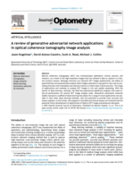 A review of generative adversarial network applications in optical coherence tomography image analysis