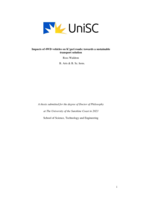 Impacts of 4WD vehicles on K’gari roads: towards a sustainable transport solution