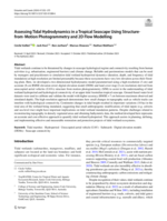 Assessing Tidal Hydrodynamics in a Tropical Seascape Using Structure‐from‐Motion Photogrammetry and 2D Flow Modelling