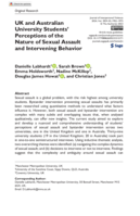 UK and Australian University Students’ Perceptions of the Nature of Sexual Assault and Intervening Behavior