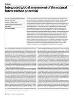 Integrated global assessment of the natural forest carbon potential