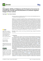 Synergistic Ability of Chitosan and Trichoderma harzianum to Control the Growth and Discolouration of Common Sapstain Fungi of Pinus radiata