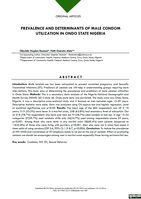 Prevalence and Determinants of Male Condom Utilization in Ondo State Nigeria