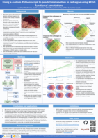 Using a custom Python script to predict metabolites in red algae using KEGG functional annotations