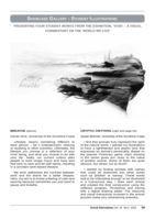 Presenting Four Student Works From The Exhibition, 'Vivid' – A Visual Commentary On The 'World We Live'