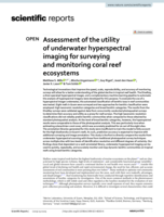 Assessment of the utility of underwater hyperspectral imaging for surveying and monitoring coral reef ecosystems